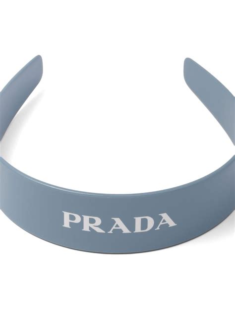 prada silk headband green|farfetch prada headband.